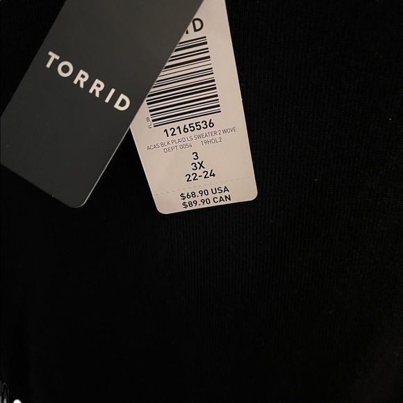 TORRID RED & BLACK PLAID DRESS NWTS!!!!! SIZE 3 - Picture 5 of 5